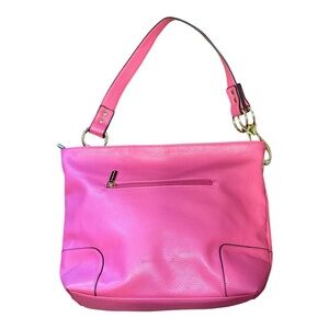 Montana West Hot Pink Vegan Leather Shoulder Bag with Gold Hardware- NWOT
